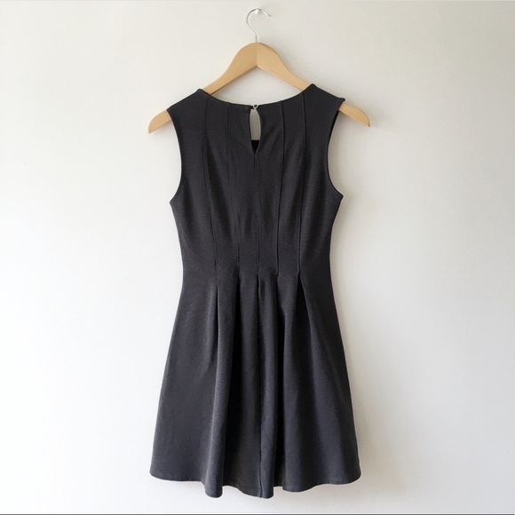 2/$15  Monteau Grey Skater Sleeveless Mini Dress - Picture 3 of 3